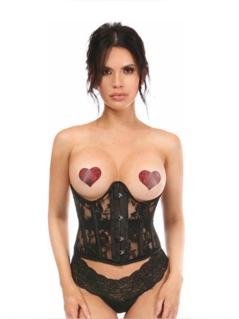 Daisy Corset LAVISH Lace Top Gothic Pirate Halloween Costume Waist Trainer 3X